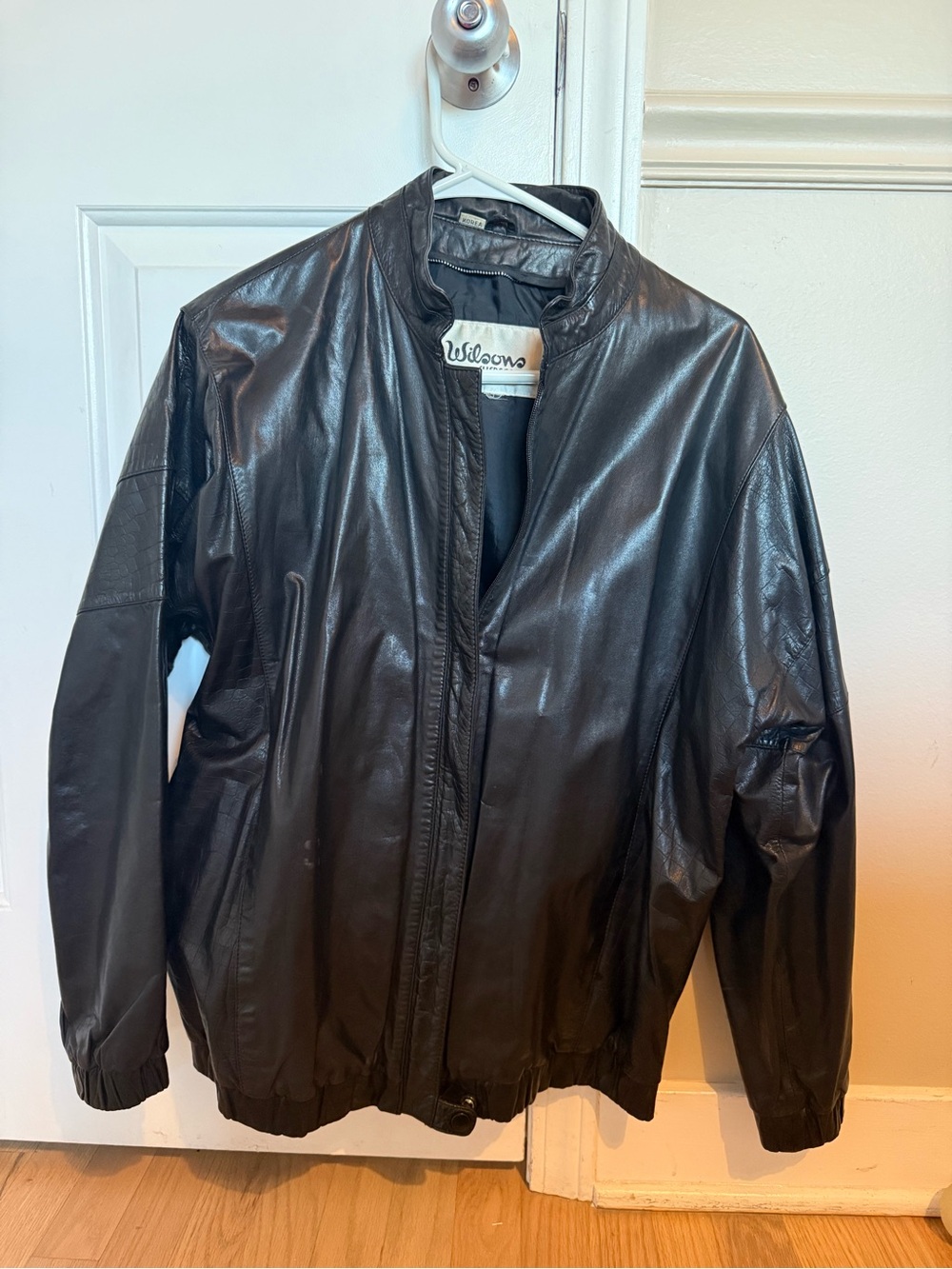 Vintage Wilson Black Leather Jacket
